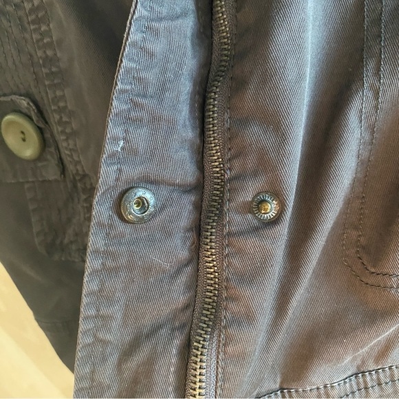 Kismet beige/grey zip snap hooded jacket women’s size M - Picture 13 of 16